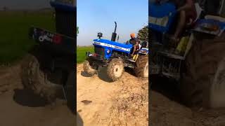 Pulling Heavy Load Sonalika 50 HP tractor full power must watch...