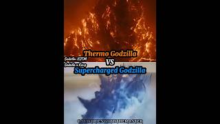 Thermo Godzilla (KOTM) vs Supercharged Godzilla (GXK) #kingofthemonsters #godzillaxkongthenewempire