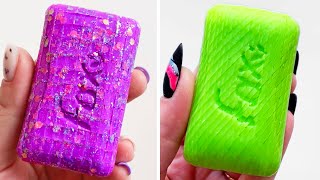 ALL DAY & ALL NIGHT - Relaxing ASMR SOAP For Deep Sleep 🧼 Crushing soap | cutting cubes ★