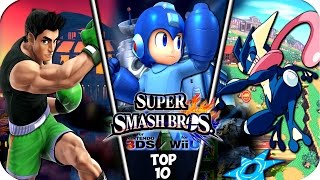 TOP 10 ▪ SUPER SMASH BROS. FOR (3DS & Wii U) CHARACTERS [#05] | PTMariox2