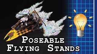 An Idea for Poseable Warhammer Flying Stands using Lego