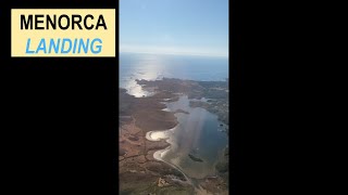 Stunning landing in Menorca Airport (MAH) with Ryanair B737-800