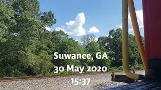 Horn Happy NS 371 Trundles Through Suwanee, GA 30/5/2020