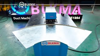 BLKMA Duct elbow flange lockformer / Pittsburgh Lockformer Elbow Flange Machine /Duct Radius Elbow