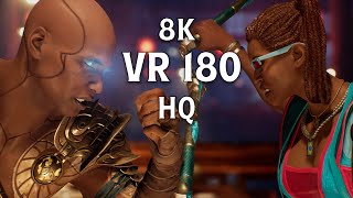 MQVR-10A Geras vs Tanya | 3D VR180 Mortal Kombat Battle | VR Fight Scene in Virtual Reality