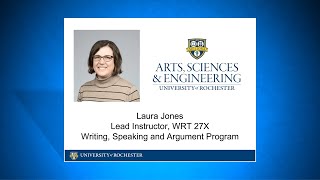 Faculty and student experiences with Online Learning at the UR with Laura Jones