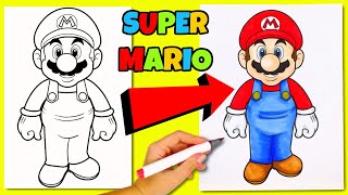 MARIO Art coloring inspired by The Super Mario Bros. Movie