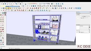 Designing a shoerack in Sketchup - How to Generate Cutting List