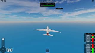 полёт в Roblox в SFS Flight Simulator на самолёте Boing 787