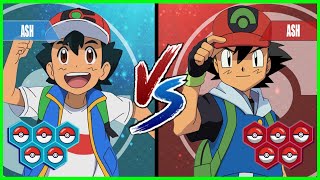 Pokemon Battle Pedia: Ash Vs Hoenn Ash (Best Ash Team)