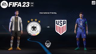 FIFA 23 - Germany vs USA - International Friendly Match 23|24 | PC Gameplay