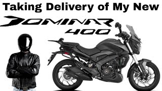 TAKING DELIVERY OF MY 2022 DOMINAR 400 | TELUGU VLOG | Taju Logics