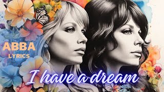 ABBA - I Have a Dream (Watercolor Diversity Lyrics Video)