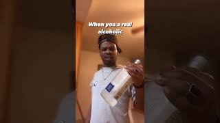 When you a real alcoholic #comedy #viral #funnycomedy