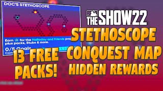 (EASY MAP!) EVERY HIDDEN REWARD LOCATIONS in DOC'S STETHOSCOPE Conquest Map! MLB The Show 22