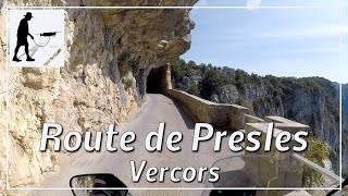 Route de Presles, Balcony Road D292, Vercors, France - by motorcycle and drone