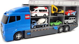 13 Types Cars Tomica ☆ Open Tomica and place it on big Okataduke convoy!