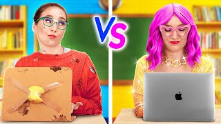 Broke vs Rich Students at School! Cool Gadgets & Funny Situations by 123 GO!