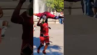 🇺🇲 Street Perfmance Slow Motion in Manhattan, New York #manhattan #streetperfomance