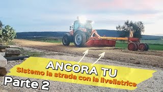 Sistemo la strada - Parte 2 | La Livellatrice | Case IH Farmall 115c