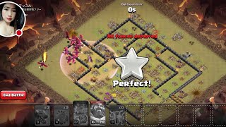 CLASH OF CLANS WAR LAUGUE ATTACK #LIVEGAME REPLY BASE VISIT