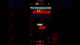 Kid BLOWS up after making the best bandlab song!! #music #creation