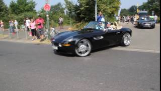 BMW Z8 leaving Cars and Coffee Düsseldorf