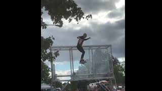 Trampoline show at Fall festival