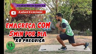 Treino queimar gordura 5 min |Xô Preguiça