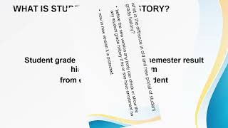 GTU STUDENT GRADE HISTORY