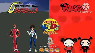 Jollibee kids meal Pucca And Future GPX Cyber Formula 2009