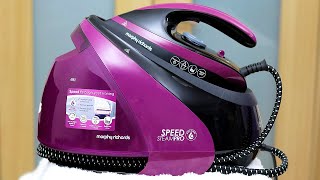 ОБЗОР УТЮГА С ПАРОГЕНЕРАТОРОМ Morphy Richards S Pro Purple 332102