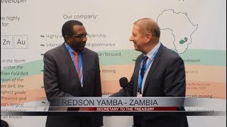 Fredson Yamba, Secretary to the Treasury of the Republic of Zambia, Speaks with Tim Mckinnon