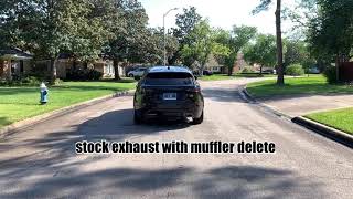 Range Rover Velar P380 Exhaust Sound SUPER LOUD!!