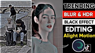 New Alight Motion HDR White Effect || Alight motion video editing || Tiktok New Trend