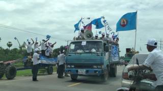 Выборы Камбоджа.На выборах 2013 ликование  народа.