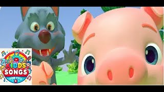 Los tres cerditos Three Little Pigs | Español Super Simple Kids Songs for You