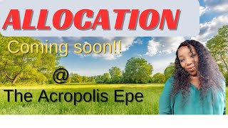 The Acropolis Estate Epe: land for sale in Epe Lagos state instant allocation land in Epe