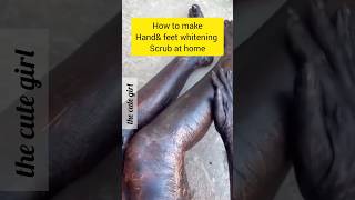 hand-feet whitening scrub #skincare #youtubeshorts #coffee #scrub #beautyhacks #trending #shorts