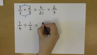 Multiplying and dividing fractions