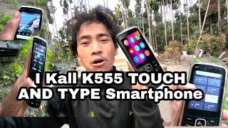 I Kall K555 TOUCH AND TYPE Smartphone 4G (16 GB memory ) (2 GB RAM)