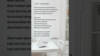 love language#quotes #kutipanhidup #selfreminder #motivasi #psikologi #fakta #katakatabijak #shorts