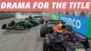 HUGE DRAMA IN THE TITLE RACE! | F1 2022 | VFL Tier 2 S5 | Round 11 Singapore