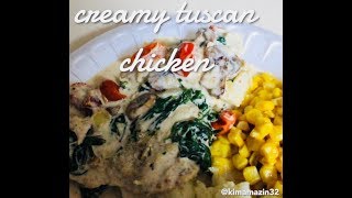 Creamy Tuscan Chicken| 12sp