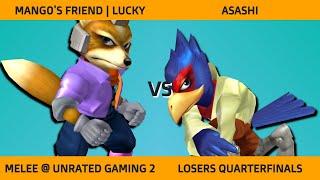 MF | Lucky (Fox) vs. Asashi (Falco) - MUG #2 Losers Quarterfinals SSBM