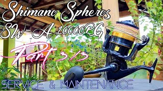 Shimano Spheros 2021 SWA 10000PG Part 3/3 - Reel service, repair and maintenance -