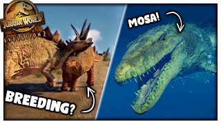 MOSASAUR REVEAL + BREEDING?! | Jurassic World Evolution 2 Pre Order Analysis And Speculation