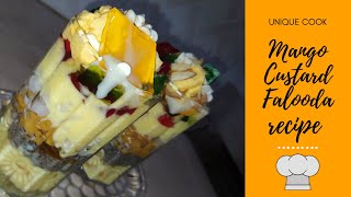 #Mango Custard falooda-fast and easy recipe in Urdu and Hindi-UK