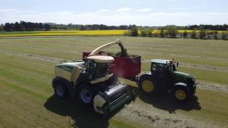 Silage 2020 1.slæt! Fredriks Markservice med Krone 630!