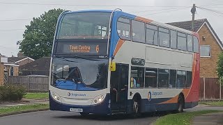 Stagecoach Midlands 15606  Scania N230UD Enviro 400 On Route 6 To Town Centre